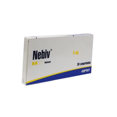 nebiv|Cloridrato de Nebivolol 5mg 30 comprimidos Biolab Genérico